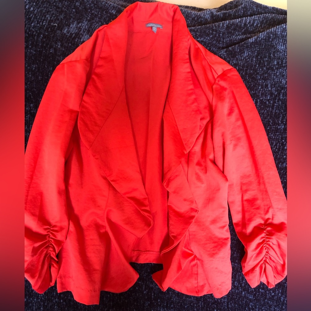 Red blazer